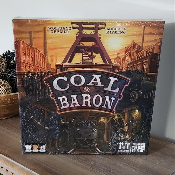 🎲🏭 Coal Baron Board Game Brand New, Factory Sealed! Perfect family game night - Picture 1 of 13